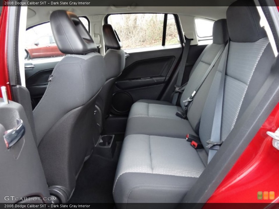 Dark Slate Gray Interior Rear Seat for the 2008 Dodge Caliber SXT #76022184