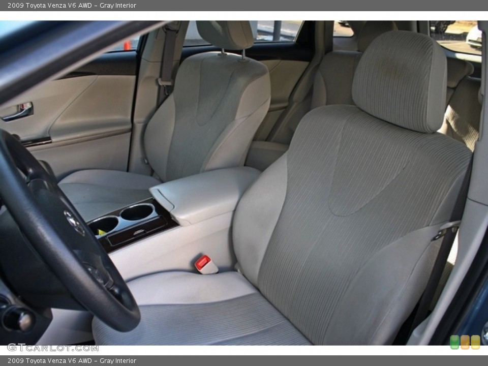 Gray Interior Front Seat for the 2009 Toyota Venza V6 AWD #76022313
