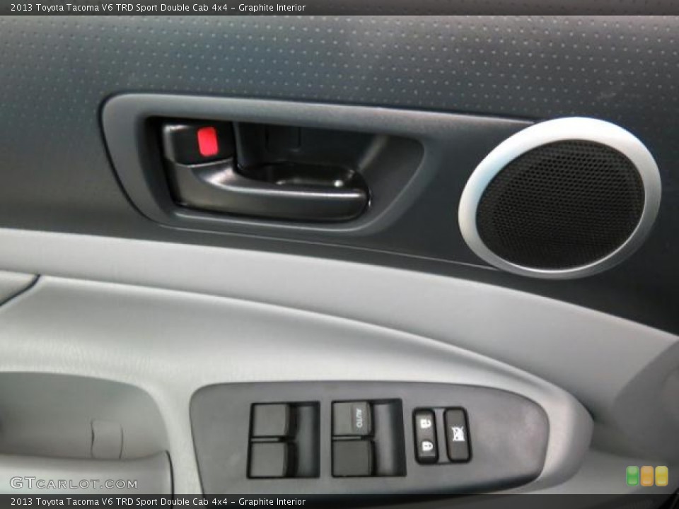 Graphite Interior Controls for the 2013 Toyota Tacoma V6 TRD Sport Double Cab 4x4 #76022742