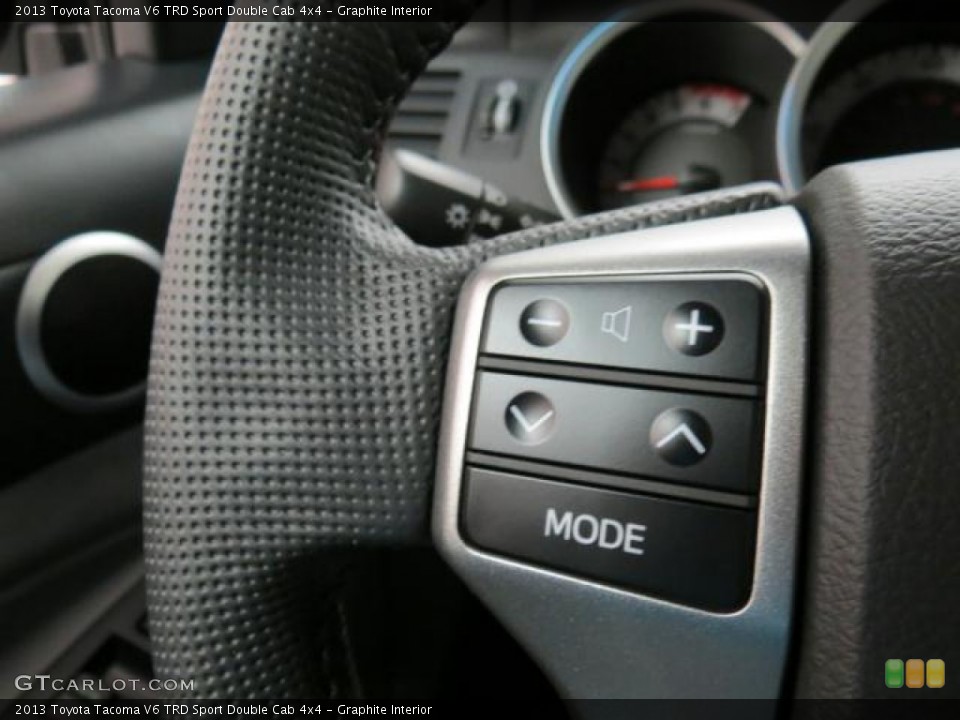 Graphite Interior Controls for the 2013 Toyota Tacoma V6 TRD Sport Double Cab 4x4 #76022798
