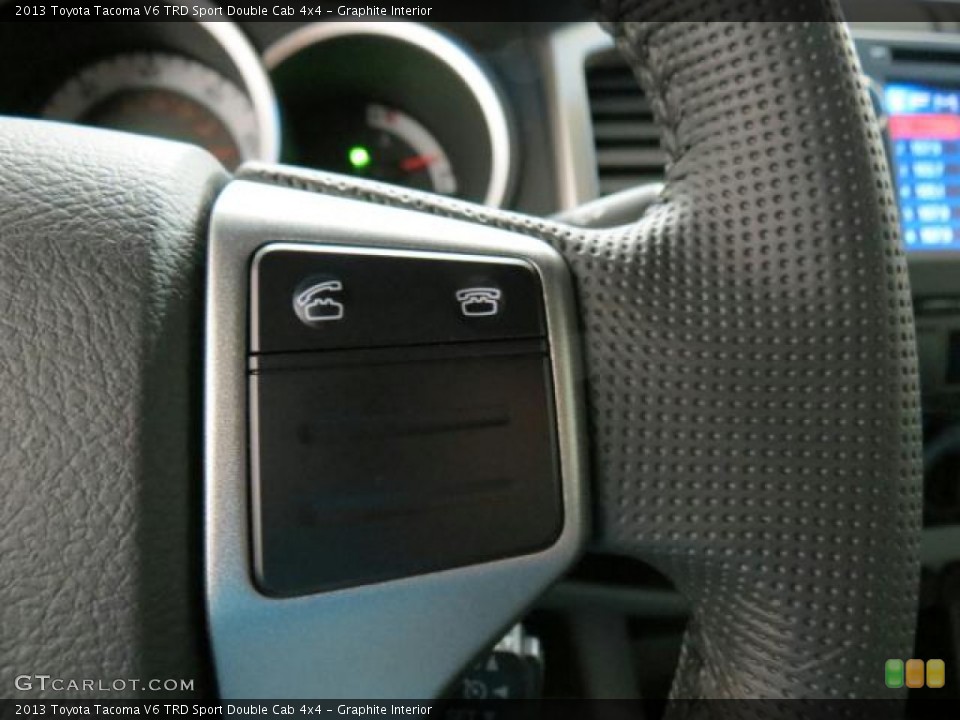 Graphite Interior Controls for the 2013 Toyota Tacoma V6 TRD Sport Double Cab 4x4 #76022810