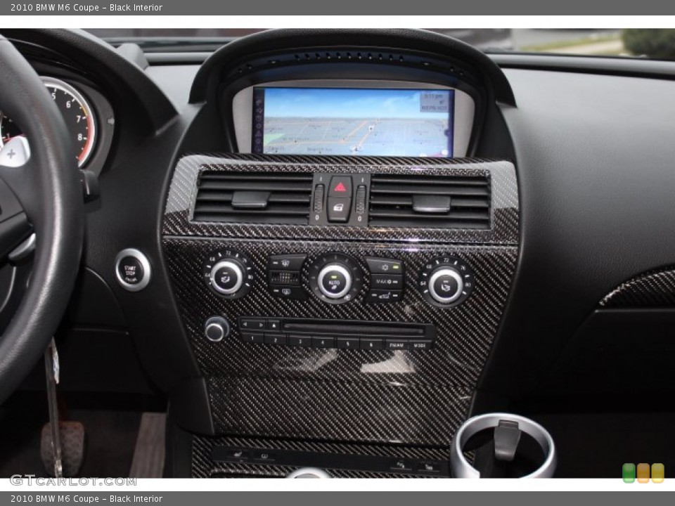 Black Interior Controls for the 2010 BMW M6 Coupe #76024056