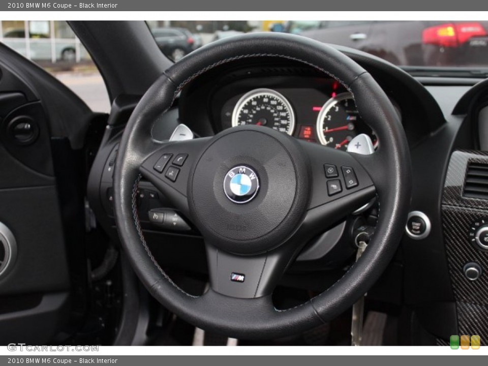 Black Interior Steering Wheel for the 2010 BMW M6 Coupe #76024083