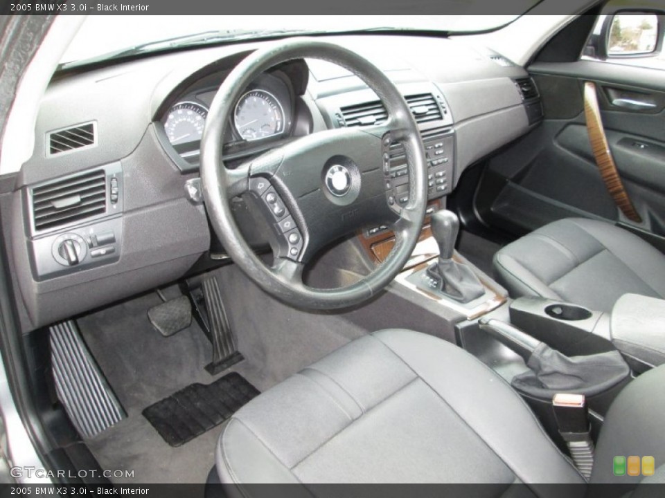 Black Interior Prime Interior for the 2005 BMW X3 3.0i #76024233