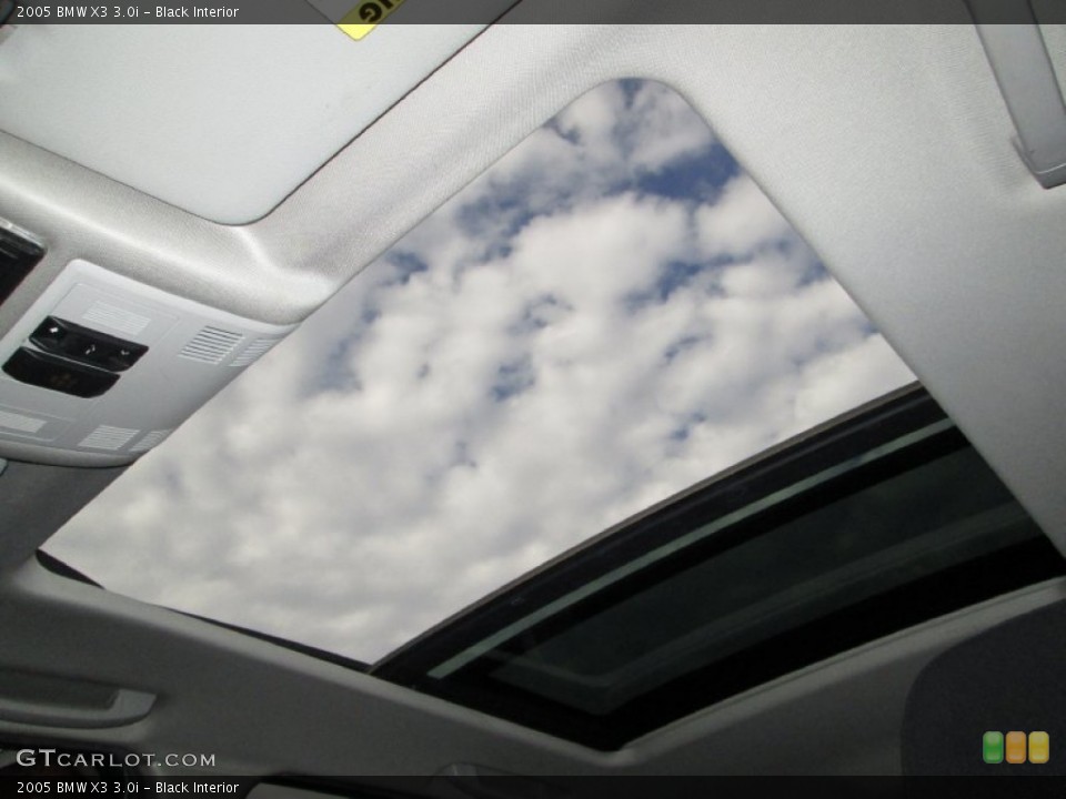 Black Interior Sunroof for the 2005 BMW X3 3.0i #76024310
