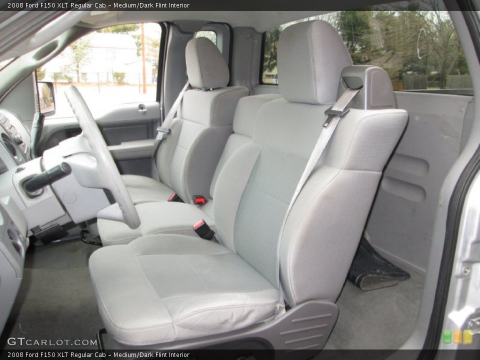 Medium/Dark Flint Interior Front Seat for the 2008 Ford F150 XLT Regular Cab #76026575