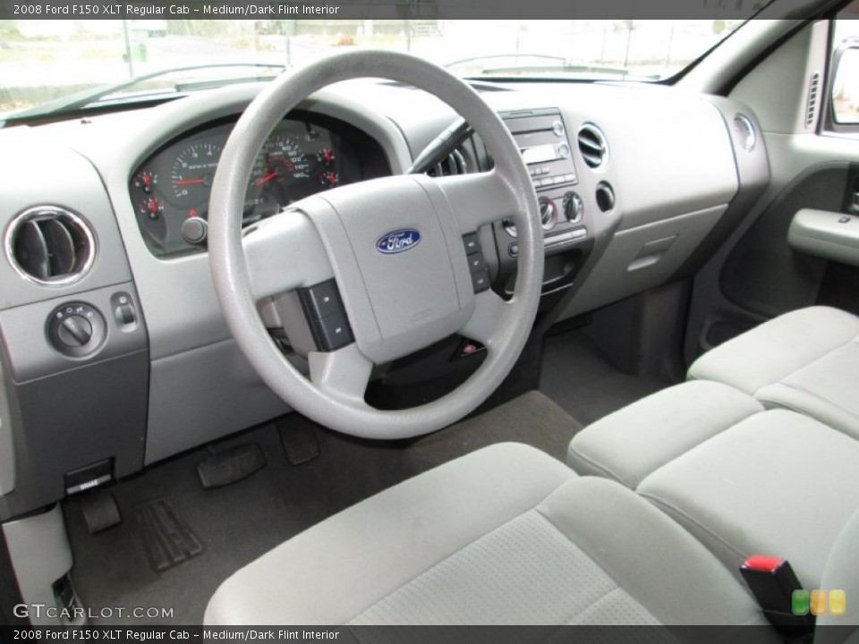 Medium/Dark Flint Interior Prime Interior for the 2008 Ford F150 XLT Regular Cab #76026615