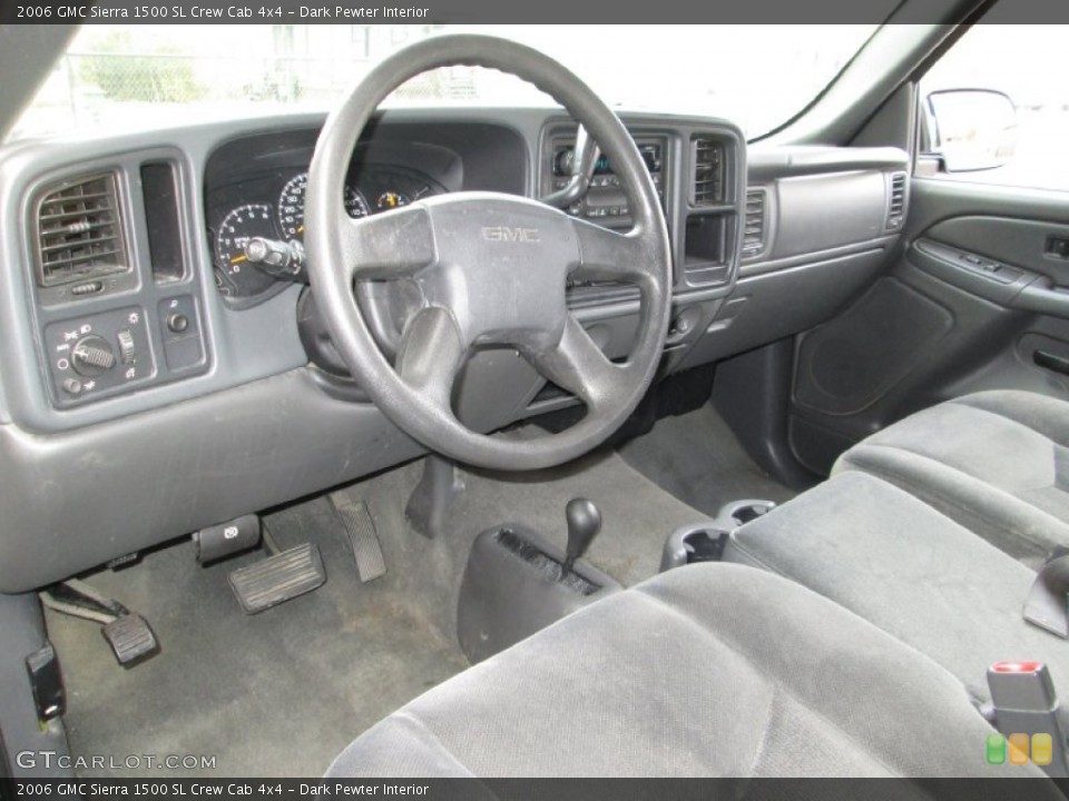 Dark Pewter Interior Photo for the 2006 GMC Sierra 1500 SL Crew Cab 4x4 #76027083