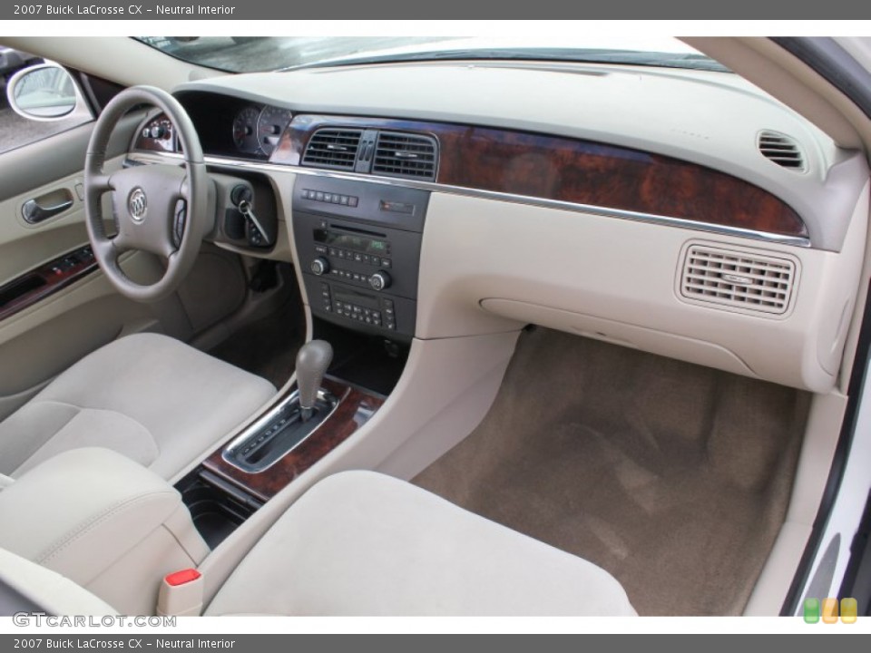 Neutral Interior Dashboard for the 2007 Buick LaCrosse CX #76027788