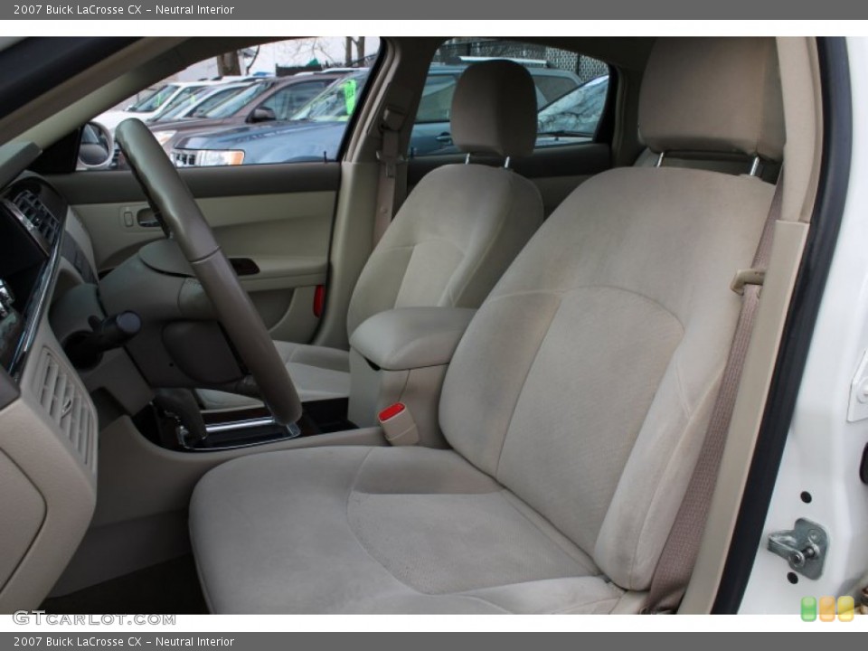 Neutral Interior Front Seat for the 2007 Buick LaCrosse CX #76027851