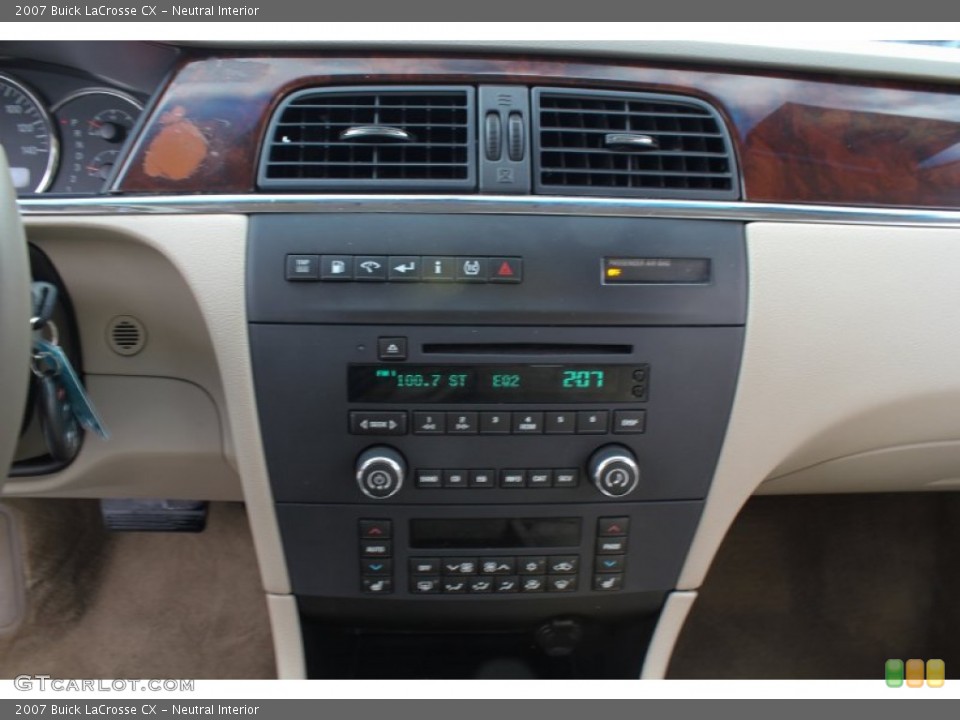 Neutral Interior Controls for the 2007 Buick LaCrosse CX #76027866