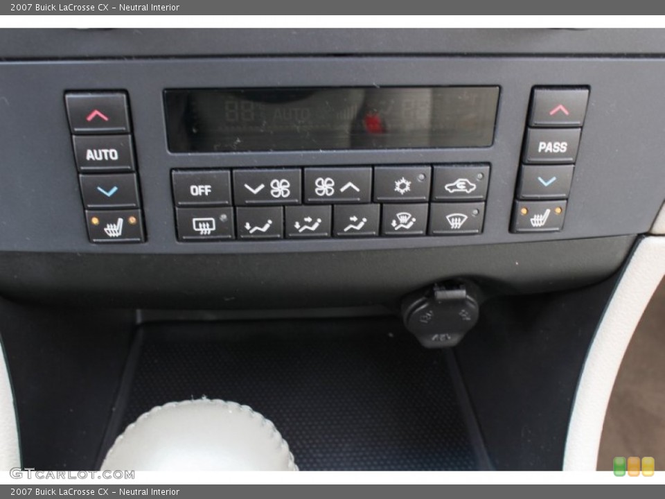 Neutral Interior Controls for the 2007 Buick LaCrosse CX #76027887