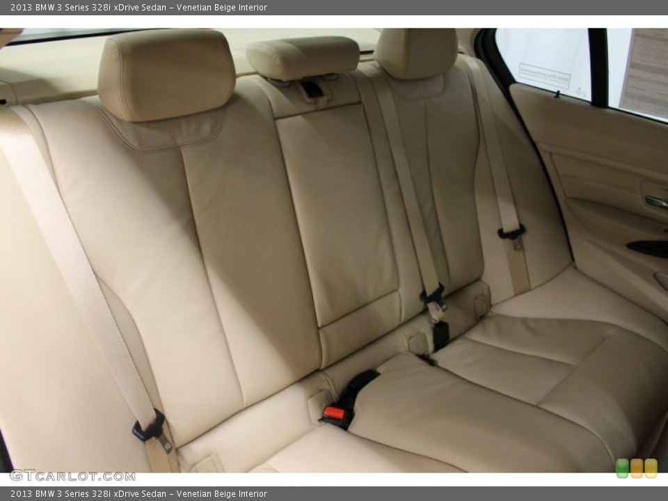Venetian Beige Interior Rear Seat for the 2013 BMW 3 Series 328i xDrive Sedan #76030119