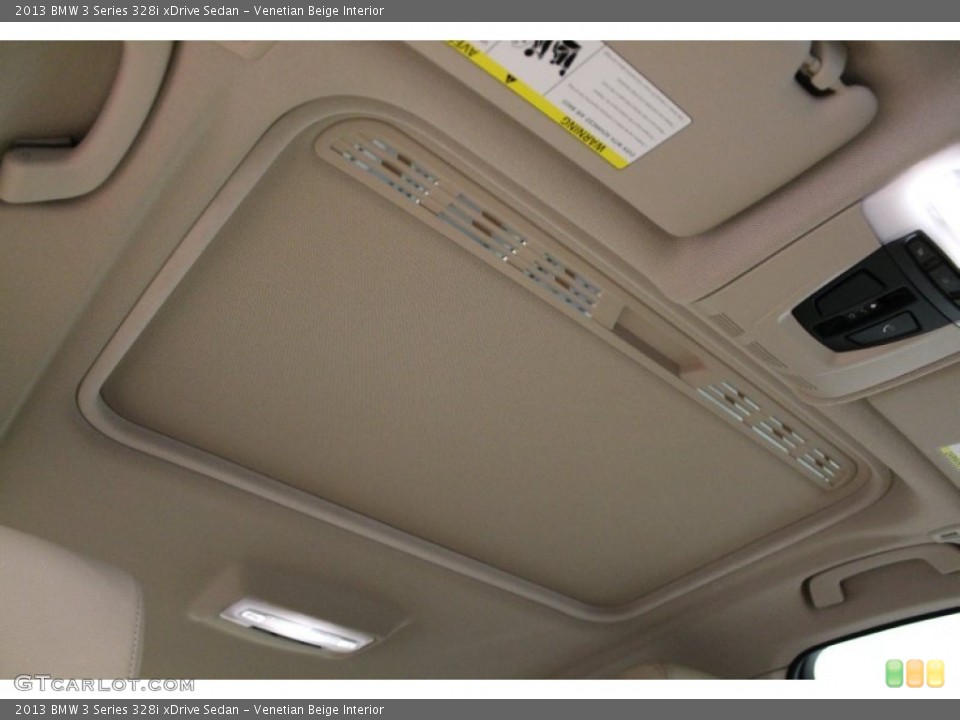 Venetian Beige Interior Sunroof for the 2013 BMW 3 Series 328i xDrive Sedan #76030353