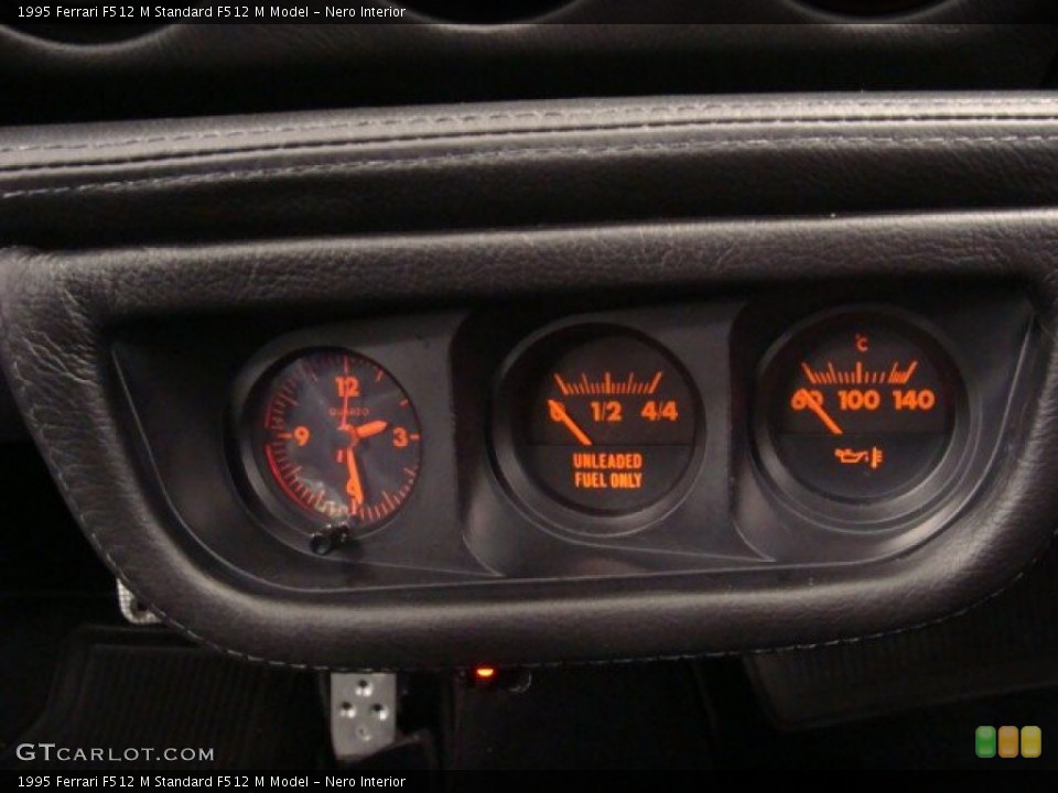 Nero Interior Gauges for the 1995 Ferrari F512 M  #76030671