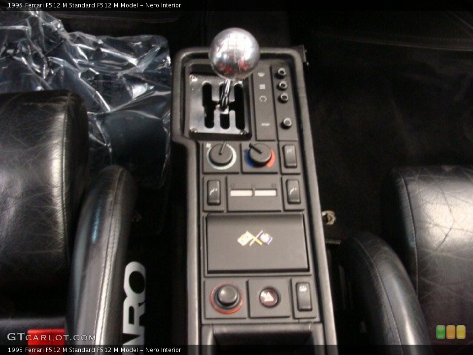 Nero Interior Controls for the 1995 Ferrari F512 M  #76030680