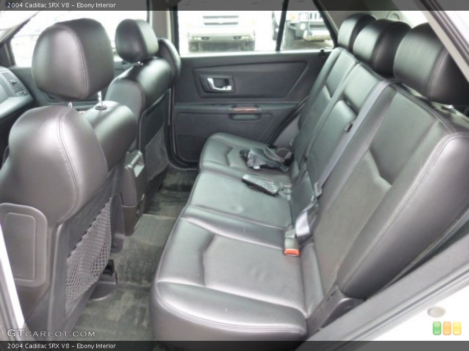 Ebony Interior Rear Seat for the 2004 Cadillac SRX V8 #76031649