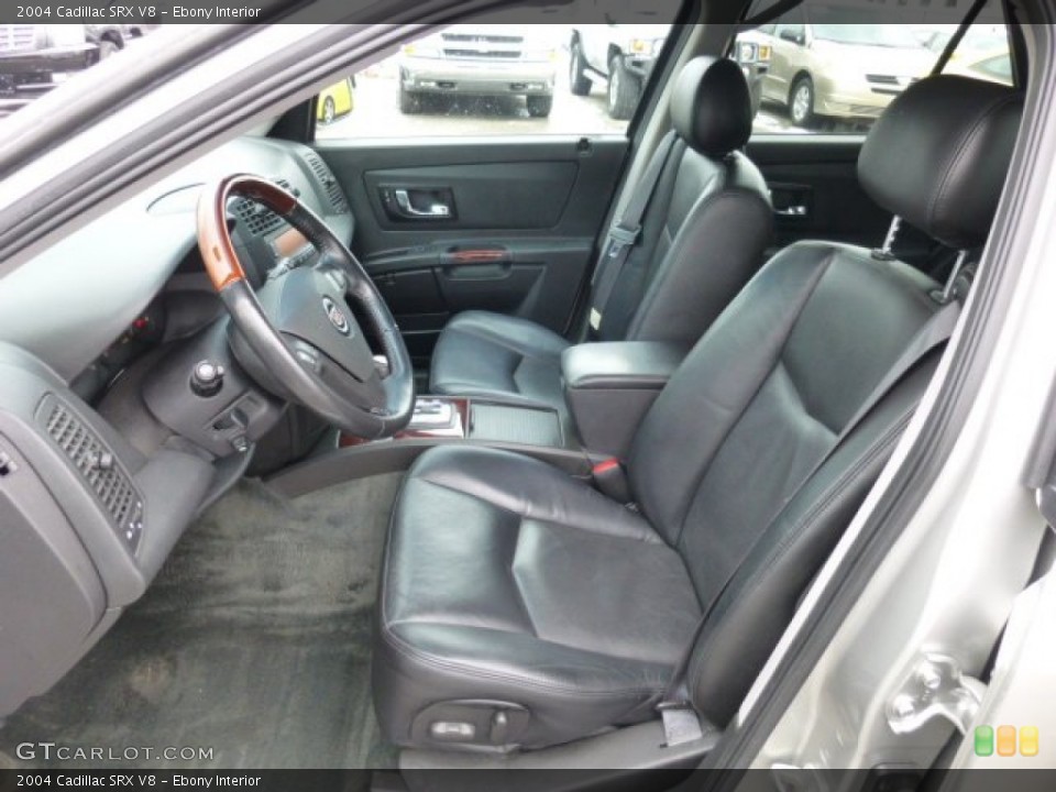 Ebony Interior Front Seat for the 2004 Cadillac SRX V8 #76031676
