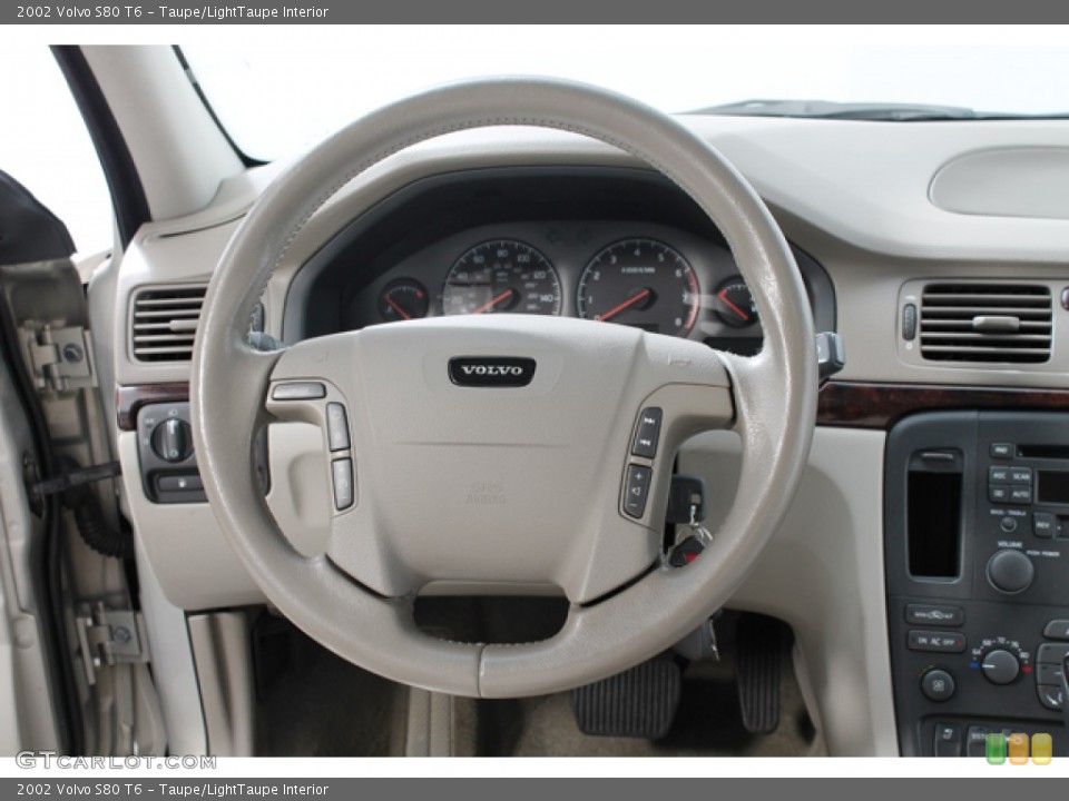 Taupe/LightTaupe Interior Steering Wheel for the 2002 Volvo S80 T6 #76033143