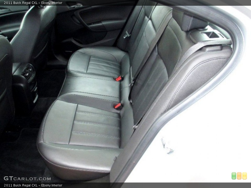 Ebony Interior Rear Seat for the 2011 Buick Regal CXL #76034139