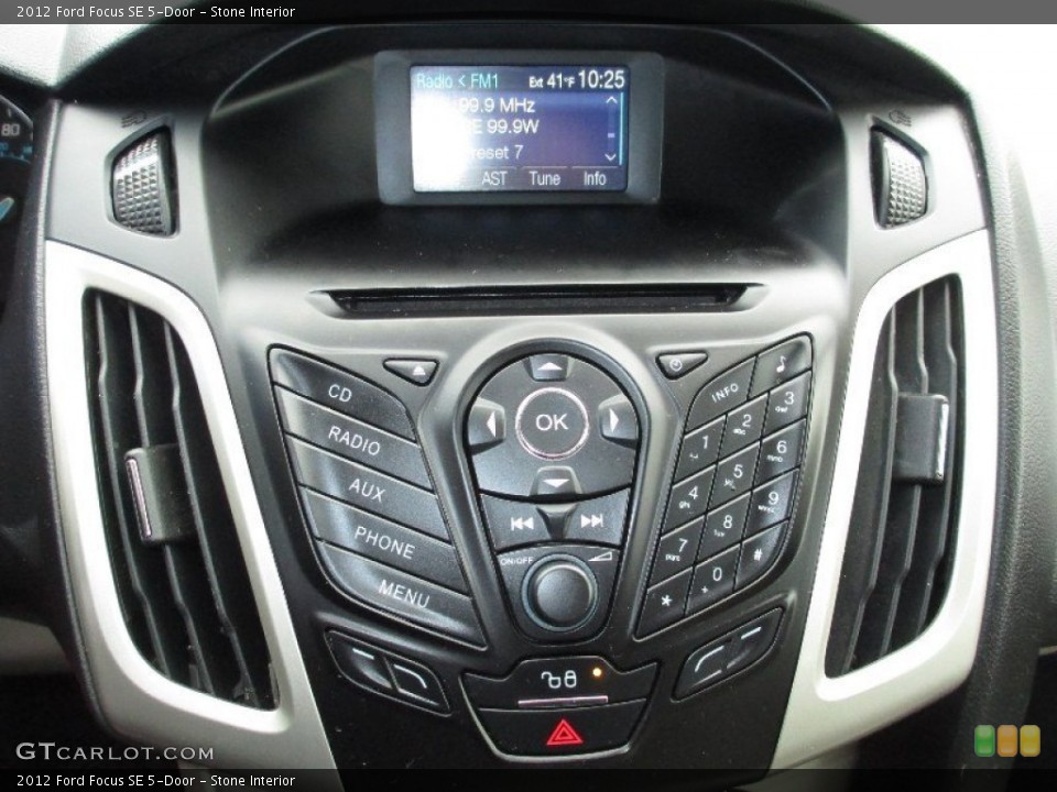 Stone Interior Controls for the 2012 Ford Focus SE 5-Door #76034376