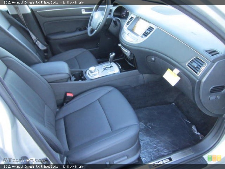 Jet Black Interior Photo for the 2012 Hyundai Genesis 5.0 R Spec Sedan #76034493