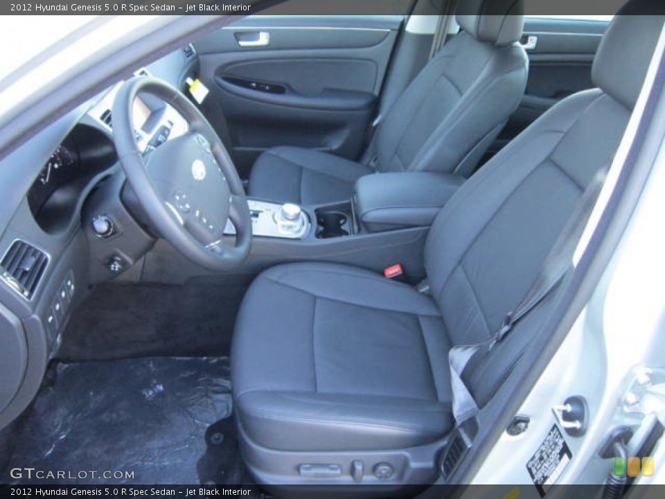 Jet Black Interior Photo for the 2012 Hyundai Genesis 5.0 R Spec Sedan #76034545