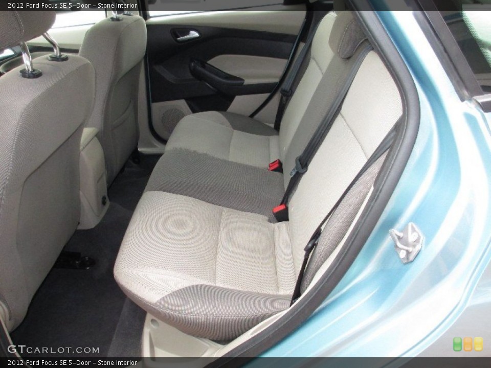 Stone Interior Rear Seat for the 2012 Ford Focus SE 5-Door #76034550