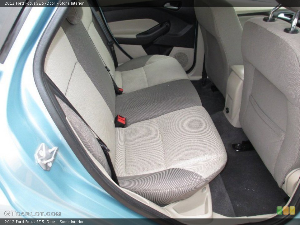 Stone Interior Rear Seat for the 2012 Ford Focus SE 5-Door #76034585