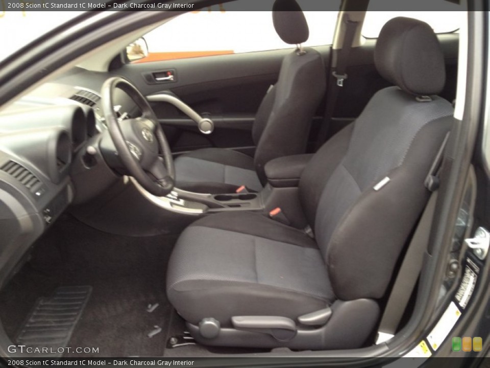 Dark Charcoal Gray Interior Front Seat for the 2008 Scion tC  #76037106