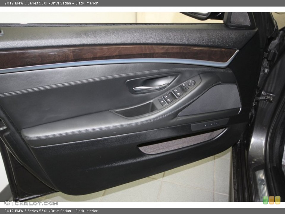 Black Interior Door Panel for the 2012 BMW 5 Series 550i xDrive Sedan #76037211