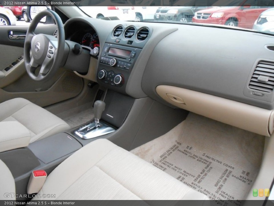 Blonde Interior Dashboard for the 2012 Nissan Altima 2.5 S #76039329