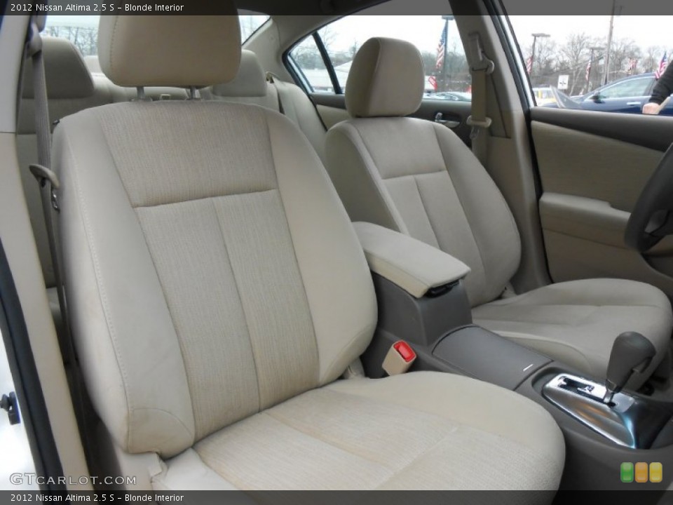 Blonde Interior Front Seat for the 2012 Nissan Altima 2.5 S #76039341