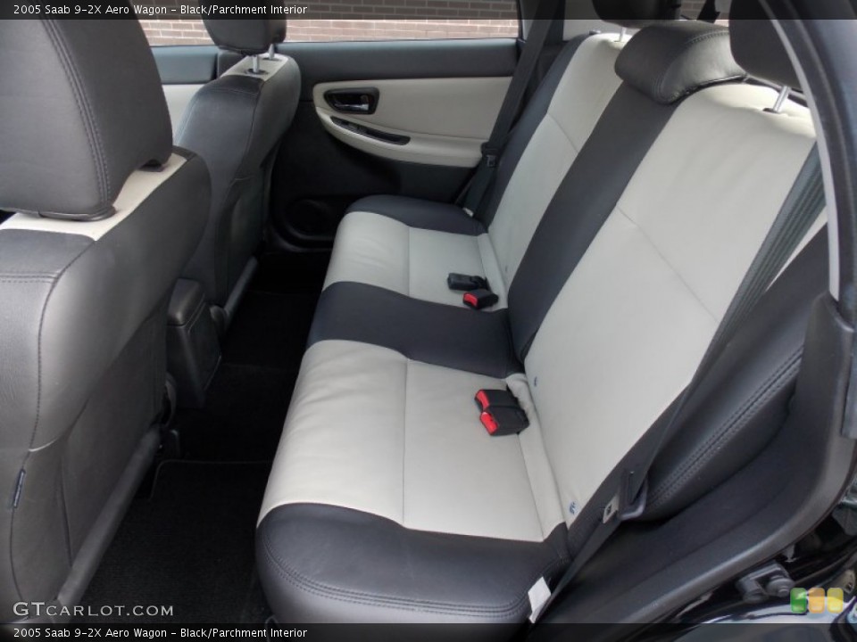 Black/Parchment Interior Rear Seat for the 2005 Saab 9-2X Aero Wagon #76039845