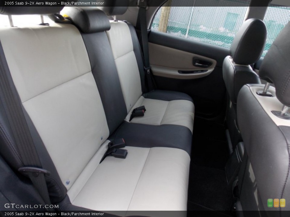 Black/Parchment Interior Rear Seat for the 2005 Saab 9-2X Aero Wagon #76039901