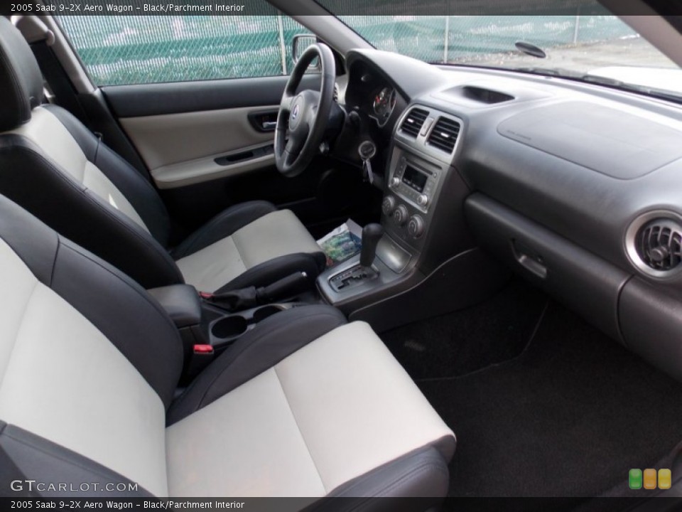 Black/Parchment Interior Photo for the 2005 Saab 9-2X Aero Wagon #76039913