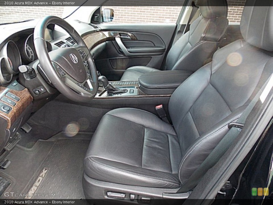 Ebony Interior Photo for the 2010 Acura MDX Advance #76040541