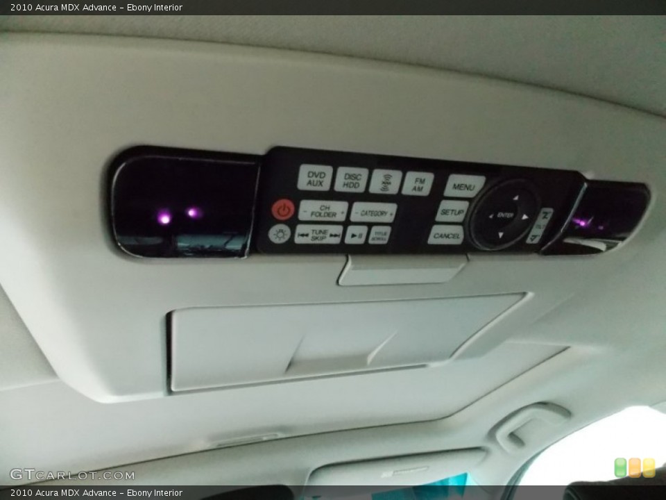Ebony Interior Entertainment System for the 2010 Acura MDX Advance #76040559