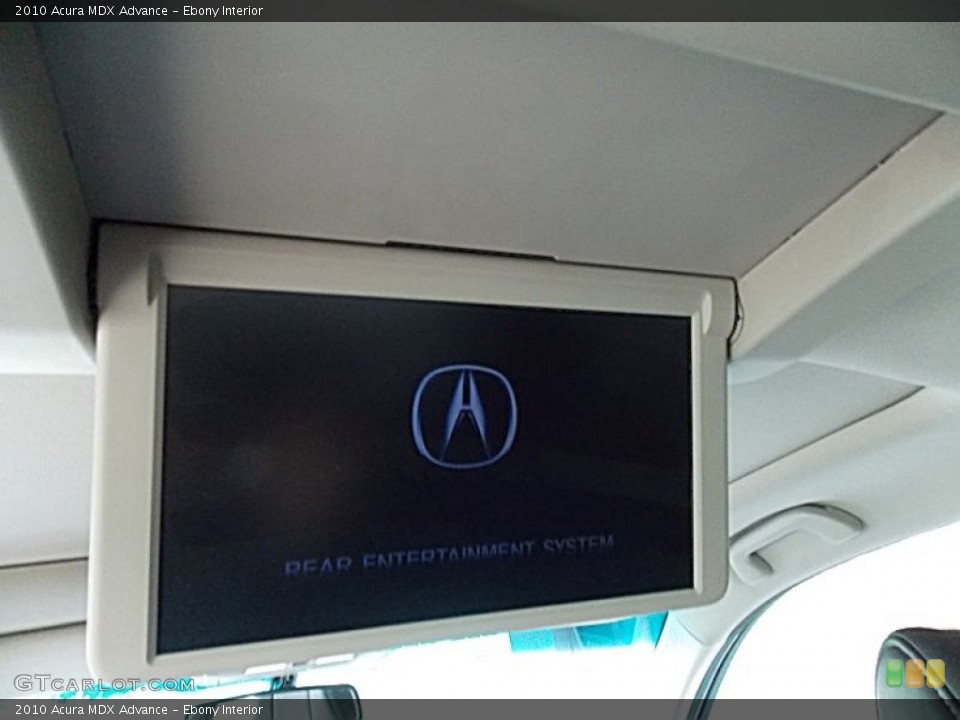 Ebony Interior Entertainment System for the 2010 Acura MDX Advance #76040580