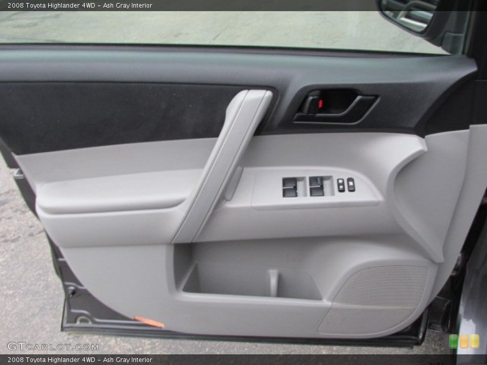 Ash Gray Interior Door Panel for the 2008 Toyota Highlander 4WD #76040876