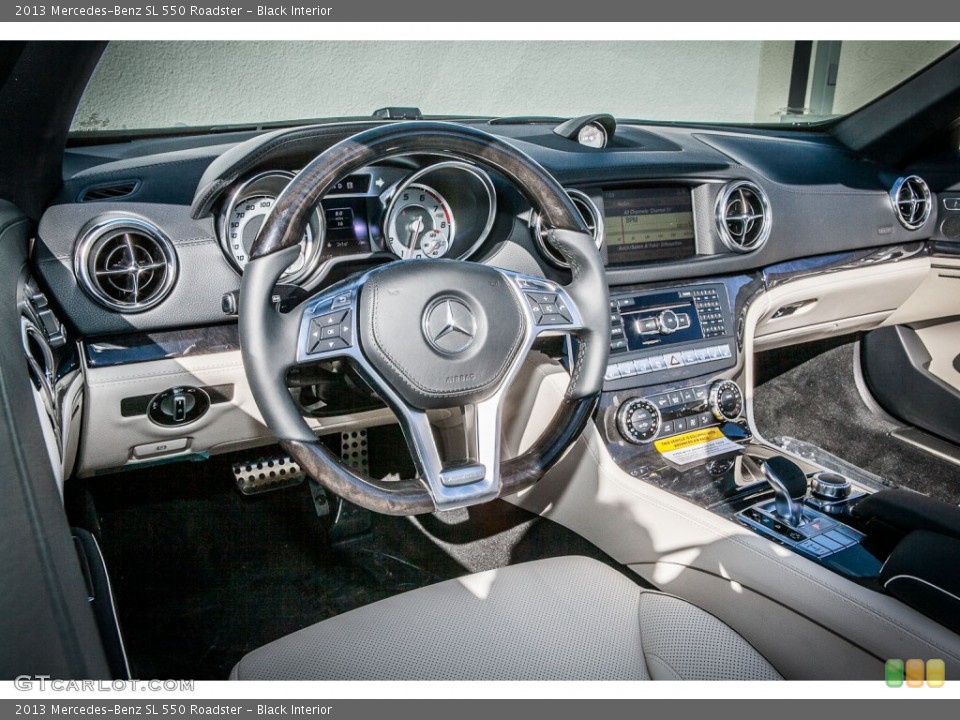 Black Interior Dashboard for the 2013 Mercedes-Benz SL 550 Roadster #76041675