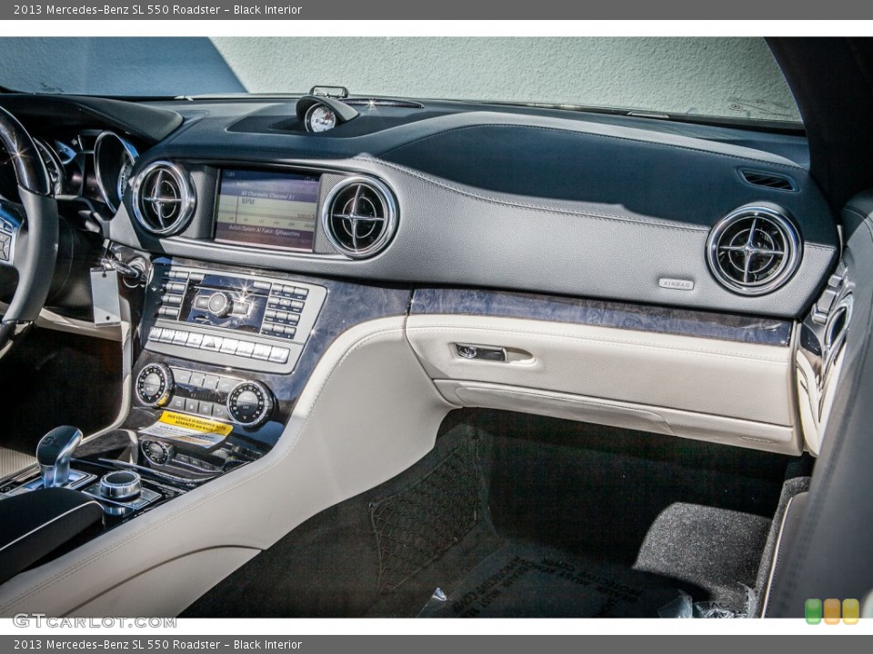Black Interior Dashboard for the 2013 Mercedes-Benz SL 550 Roadster #76041747