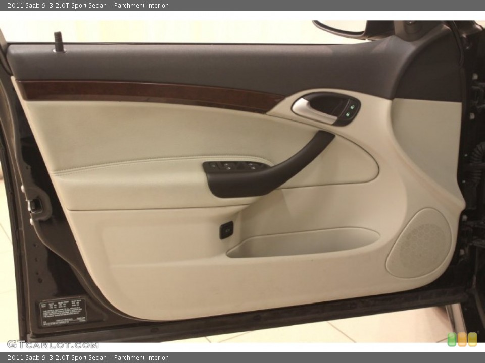 Parchment Interior Door Panel for the 2011 Saab 9-3 2.0T Sport Sedan #76041780