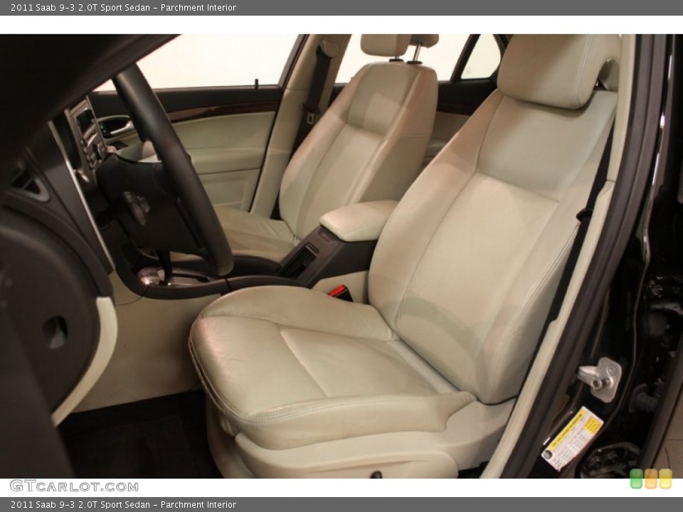Parchment Interior Front Seat for the 2011 Saab 9-3 2.0T Sport Sedan #76041799