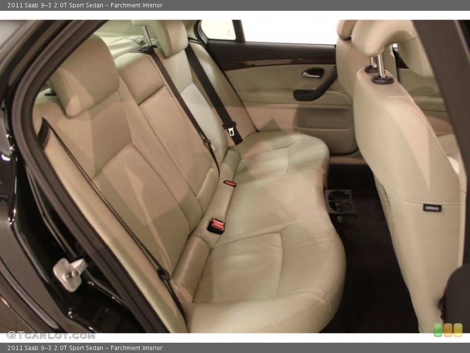 Parchment Interior Rear Seat for the 2011 Saab 9-3 2.0T Sport Sedan #76041891