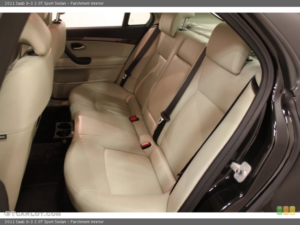 Parchment Interior Rear Seat for the 2011 Saab 9-3 2.0T Sport Sedan #76041903