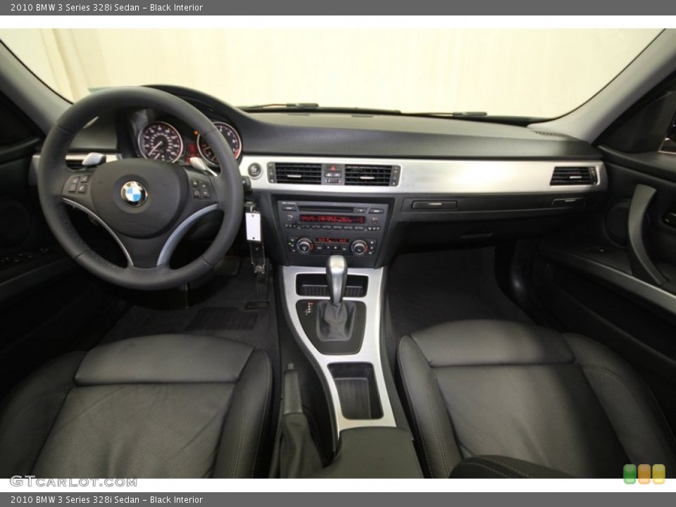 Black Interior Dashboard for the 2010 BMW 3 Series 328i Sedan #76044294