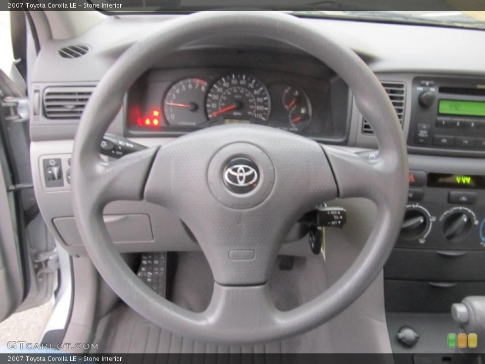 Stone Interior Steering Wheel for the 2007 Toyota Corolla LE #76044363