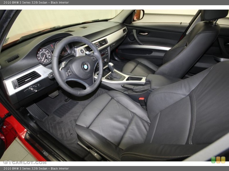 Black Interior Prime Interior for the 2010 BMW 3 Series 328i Sedan #76044471