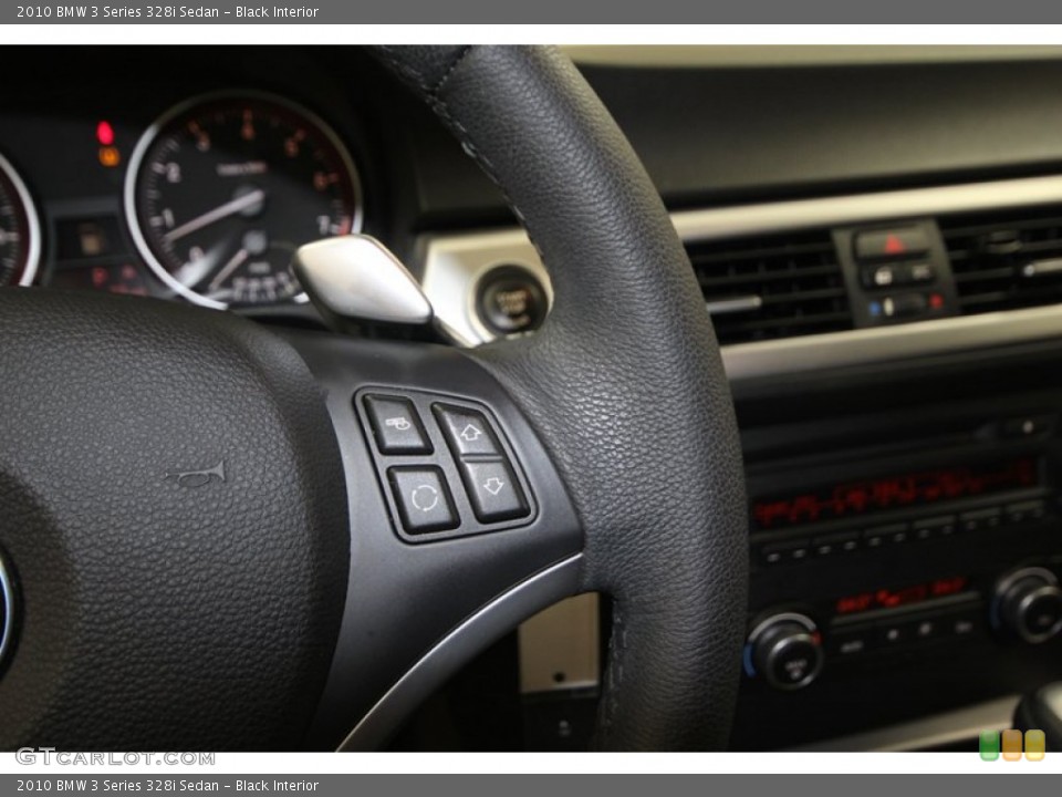 Black Interior Controls for the 2010 BMW 3 Series 328i Sedan #76044593
